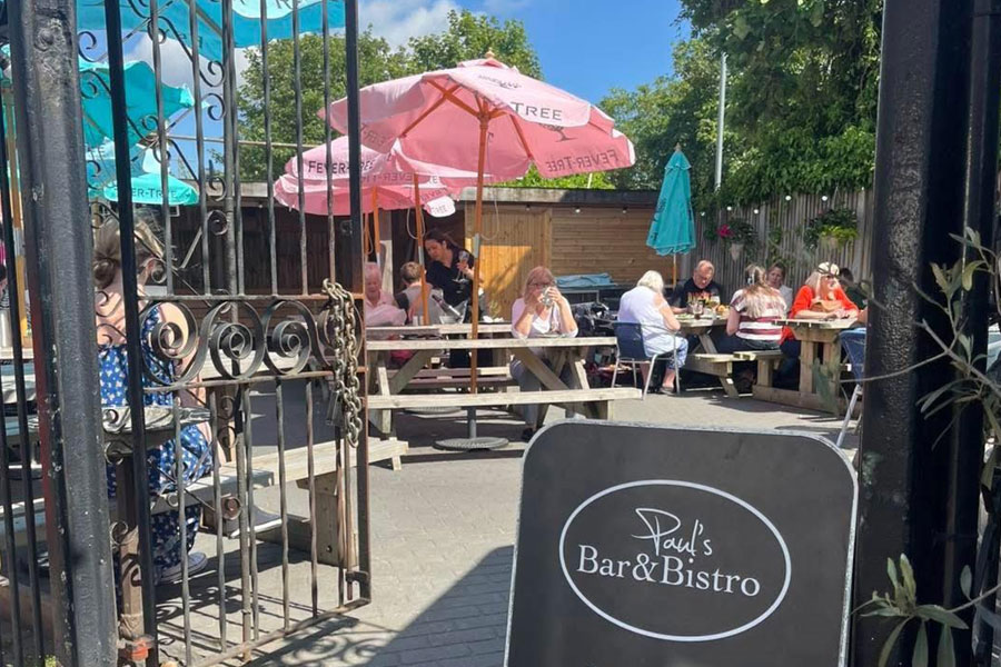 Garden at Paul's Bar and Bistro